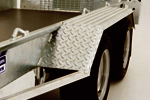 Steel treadplate mudguard